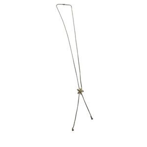 Starfish Pendant Gold Tone Adjustable Necklace Beach Nautical Layering Jewelry